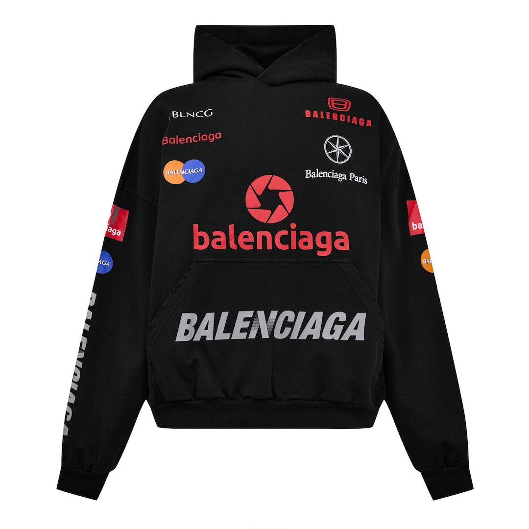 Black F1 Balenciaga Hoodie