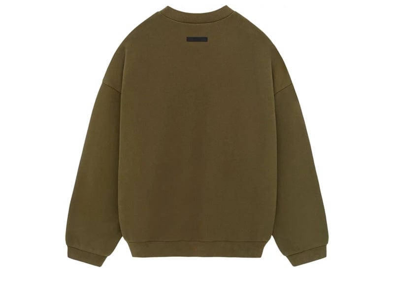 Fear of God Essentials Fleece Crewneck - "Olive"