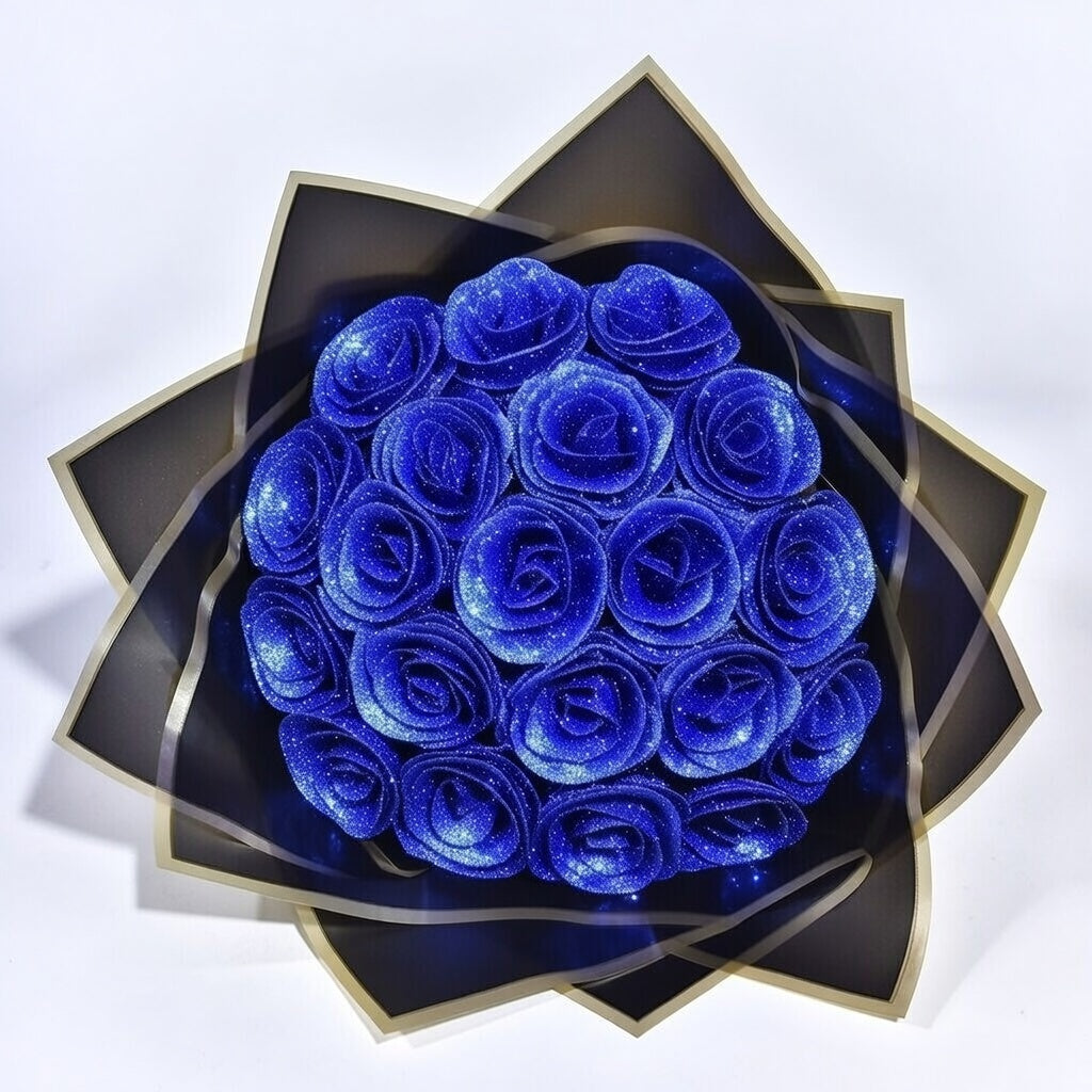 Glitter Flower Roses