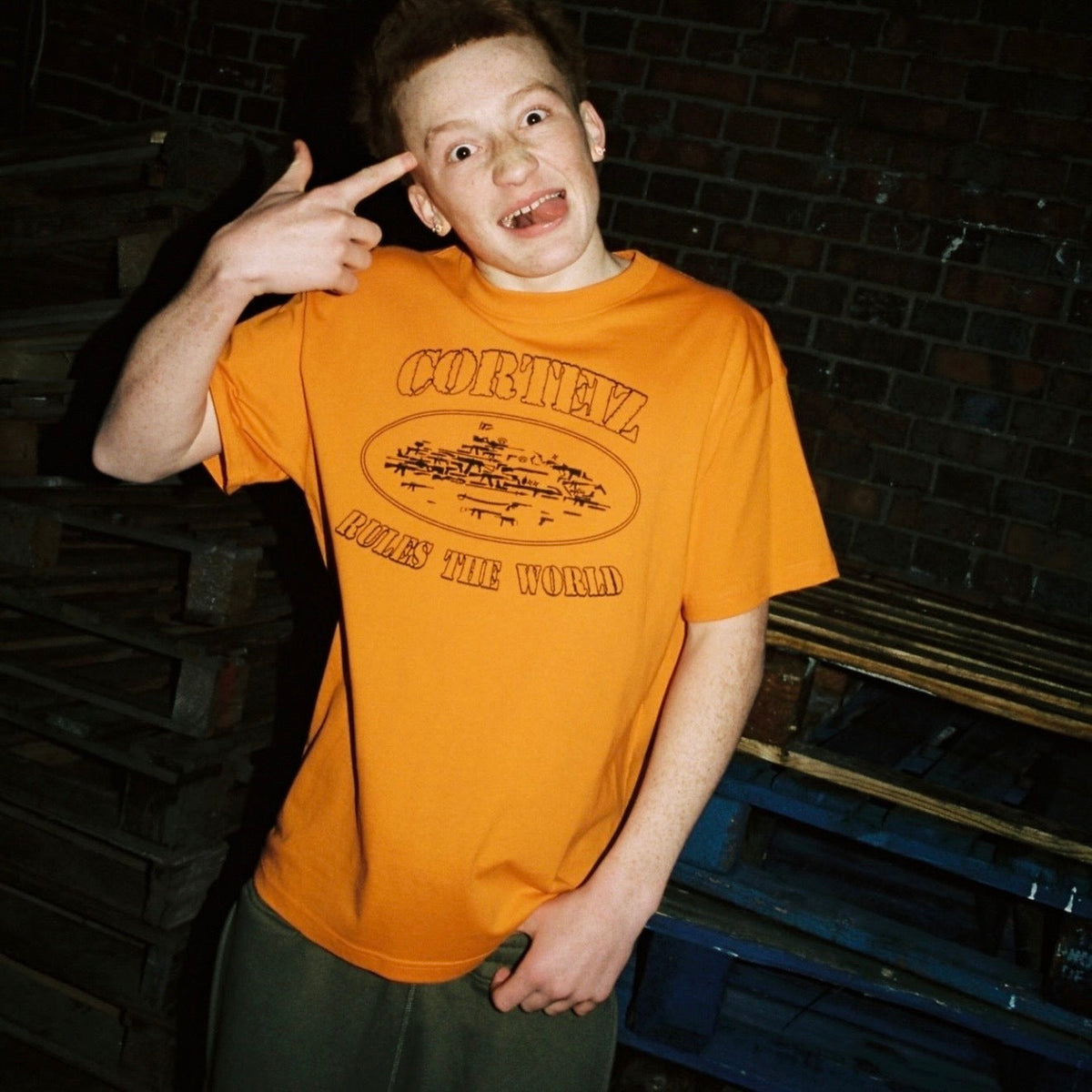 Corteiz OG Artillery Tee - "Orange"