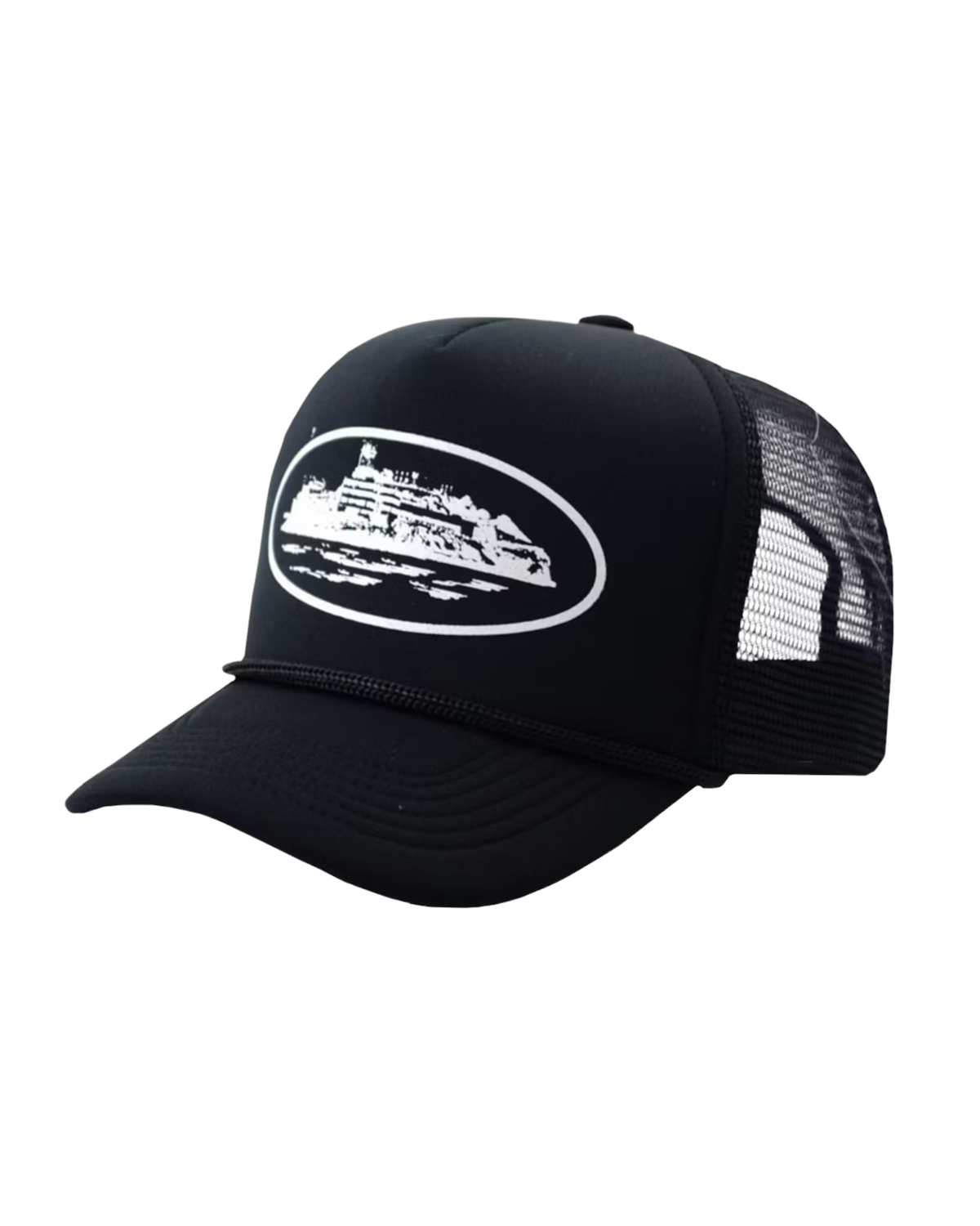 Corteiz Alcatraz Trucker Hat - "Black"