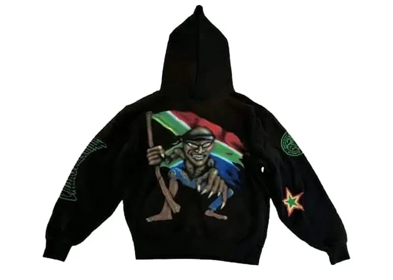 Travis Scott Circus Maximus SA 2025 Tour Hoodie Vintage Black