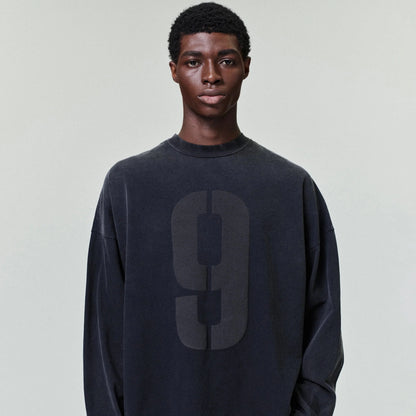 Fear of God 9 Long Sleeve Tee - "Black"