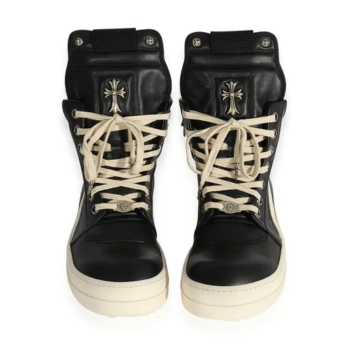Chrome Hearts x Rick Owens Geobasket High Black