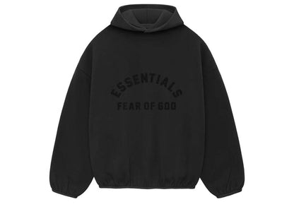 Fear of God Essentials Nylon Fleece Hoodie - "Black"