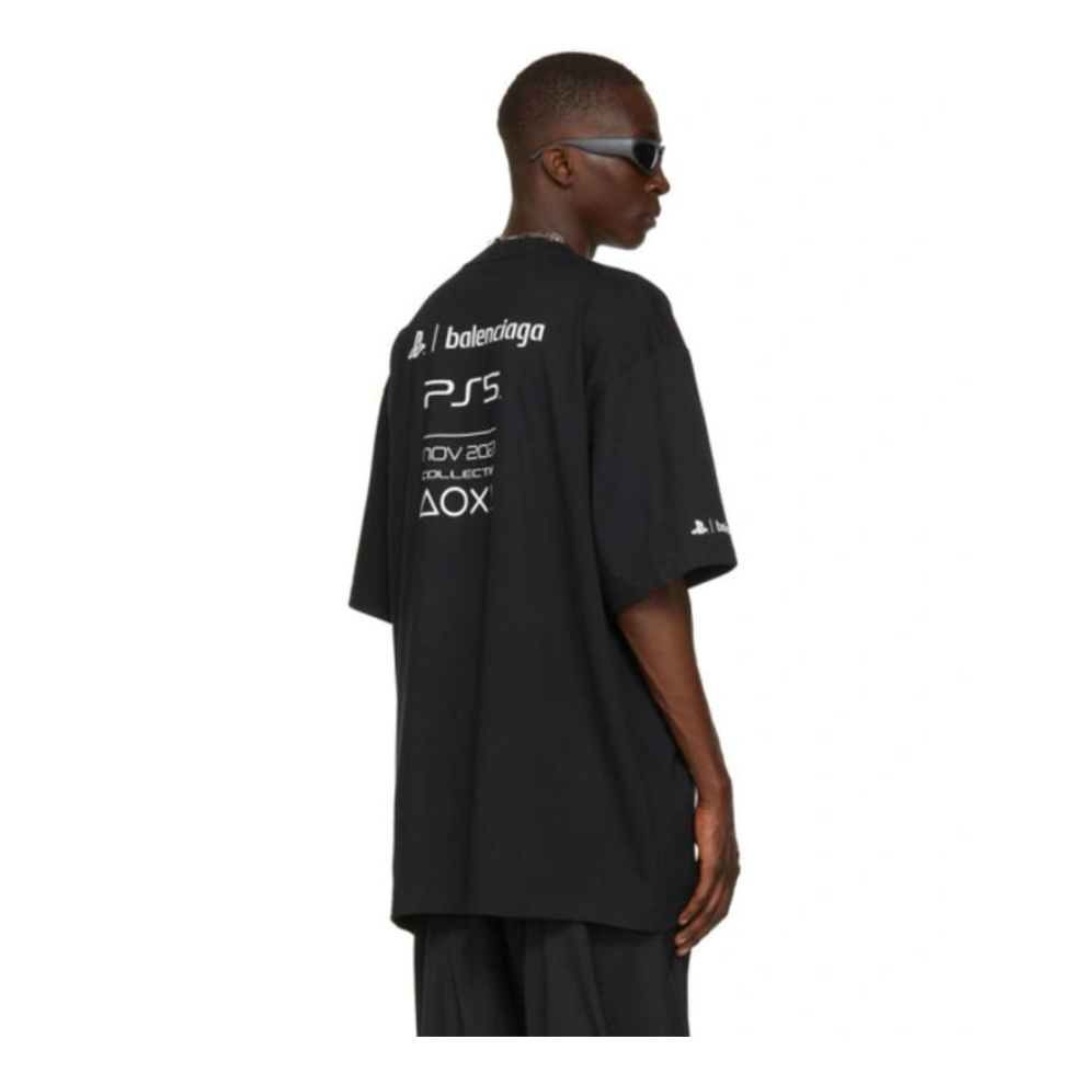 Balenciaga x PlayStation Boxy T-shirt Black