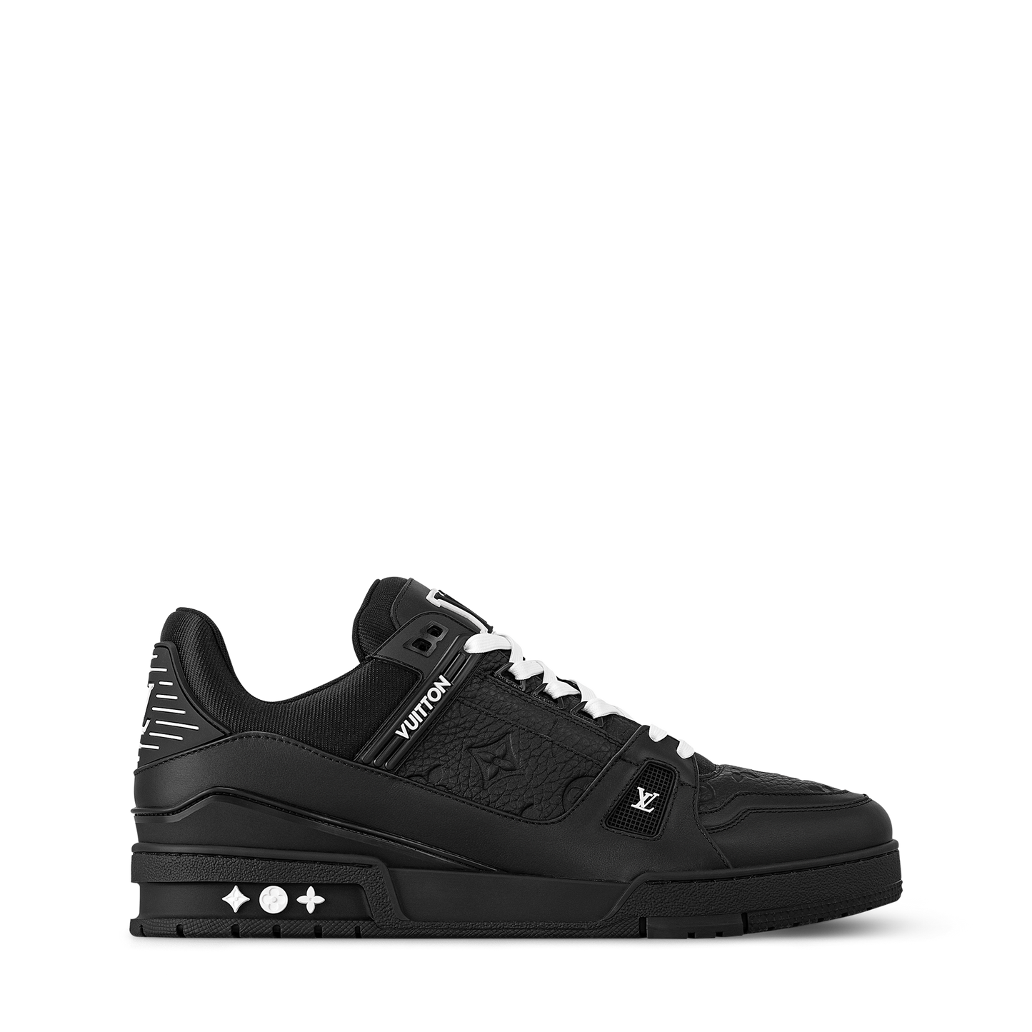 LOUIS VUITTON LV TRAINER WHITE BLACK FULLY BOXED