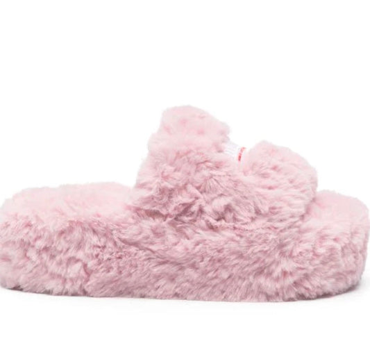 Balenciaga furry platform