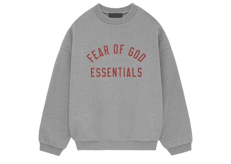 Fear of God Essentials Fleece Crewneck - "Dark Heather"