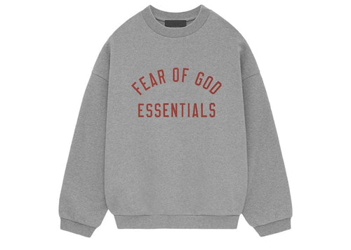 Fear of God Essentials Fleece Crewneck - "Dark Heather"