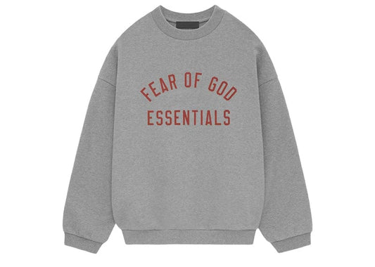 Fear of God Essentials Fleece Crewneck - "Dark Heather"