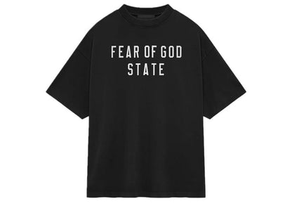 Fear of God Essentials Heavy Crewneck Tee - "Black"