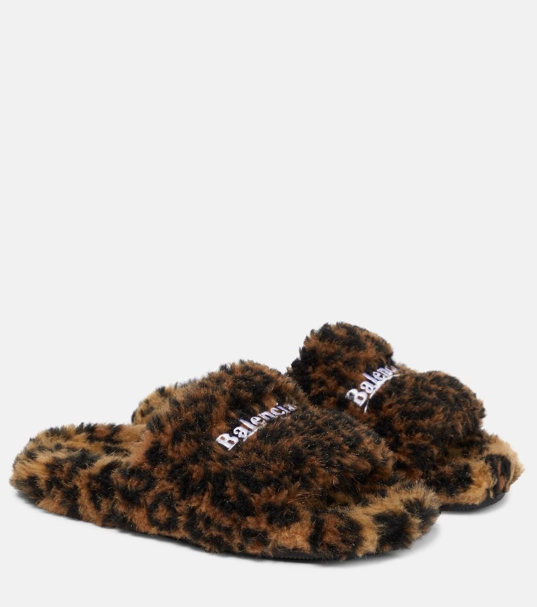 BALENCIAGA LEOPARD FAURY FOX SANDALS