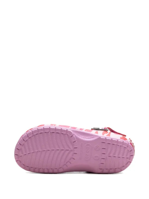 BAPE BLACK *A BATHING APE® x Crocs Classic "Carnation" clogs