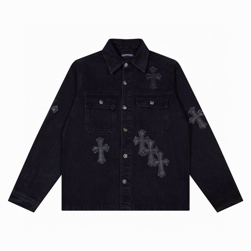 Chrome hearts leather jacket