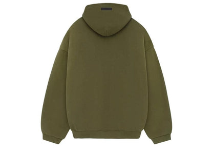 Fear of God Essentials Fleece Hoodie - "Military"