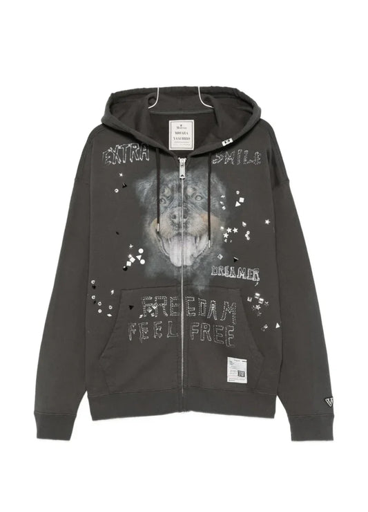 Maison mihara zip up