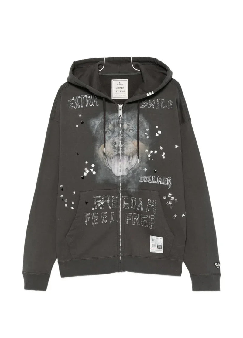 Maison mihara zip up