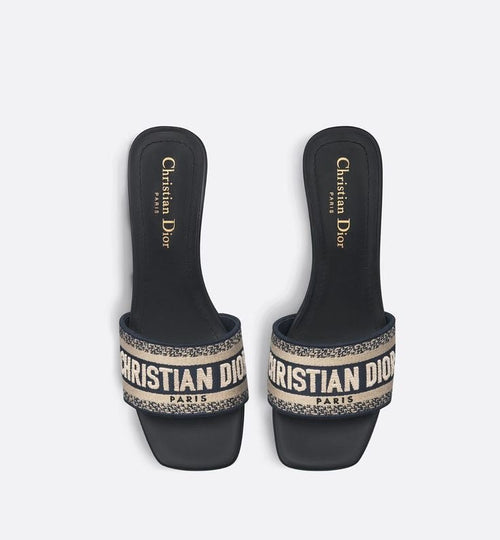 Christian Dior Oblique Jacquard Slides