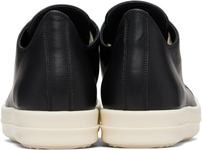 RICK OWENS Black Concordians Low Sneaks Sneakers