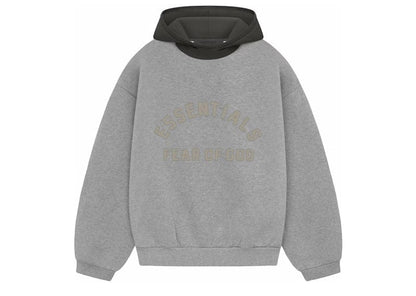 Fear of God Nylon Fleece Hoodie -"Dark Heather Oatmeal"