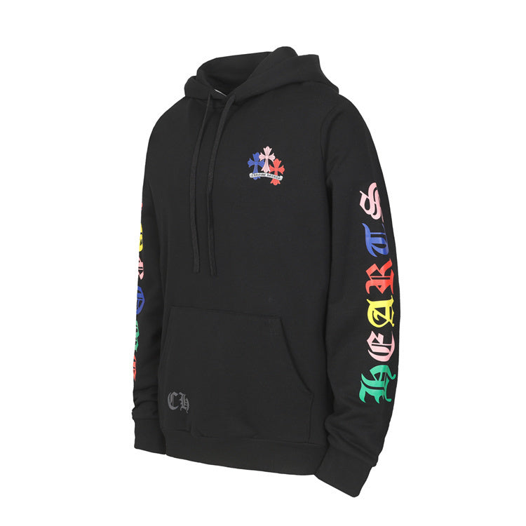 Black Multi-Colour Chrome Hearts Hoodie