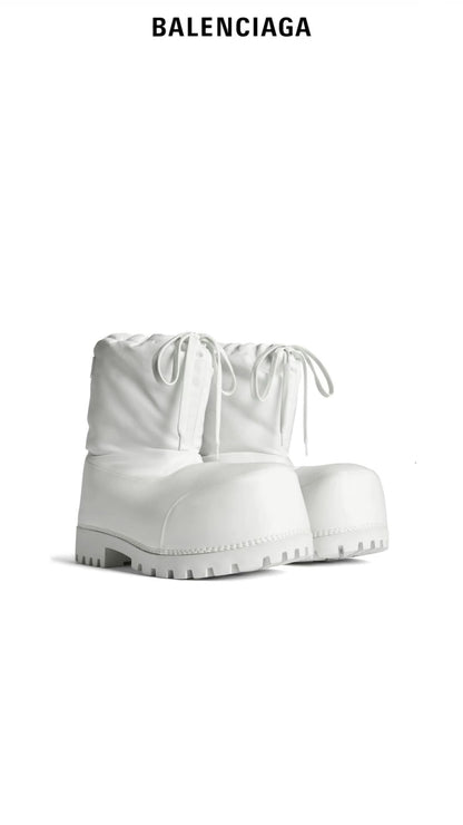 Balenciaga Alaska Boots- White