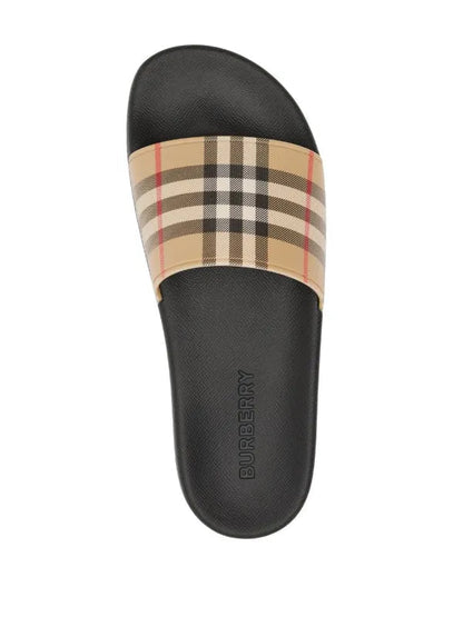 BURBERRY VINTAGE CHECK SLIDES