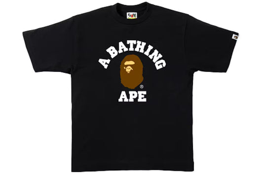 Black Bape College Tee