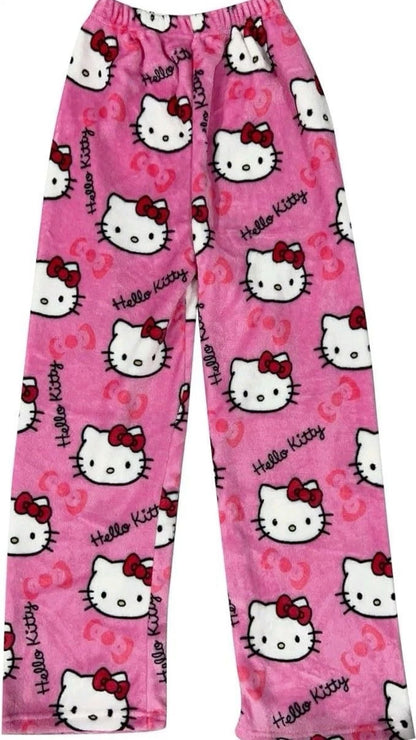 Super comfortable pink hello kitty pyjama pants