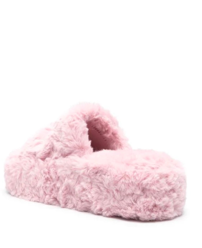 Balenciaga furry platform