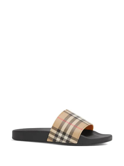 BURBERRY VINTAGE CHECK SLIDES