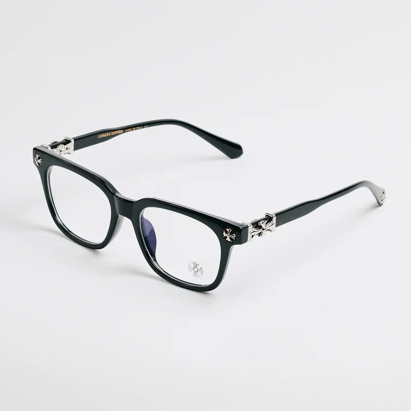 Chrome Hearts Cox Ucker Black & Silver Frames