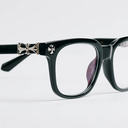 Chrome Hearts Cox Ucker Black & Silver Frames