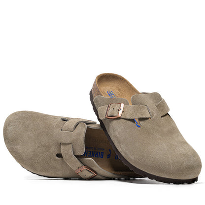BIRKENSTOCK BOSTON SOFT FOOTBED SUEDE