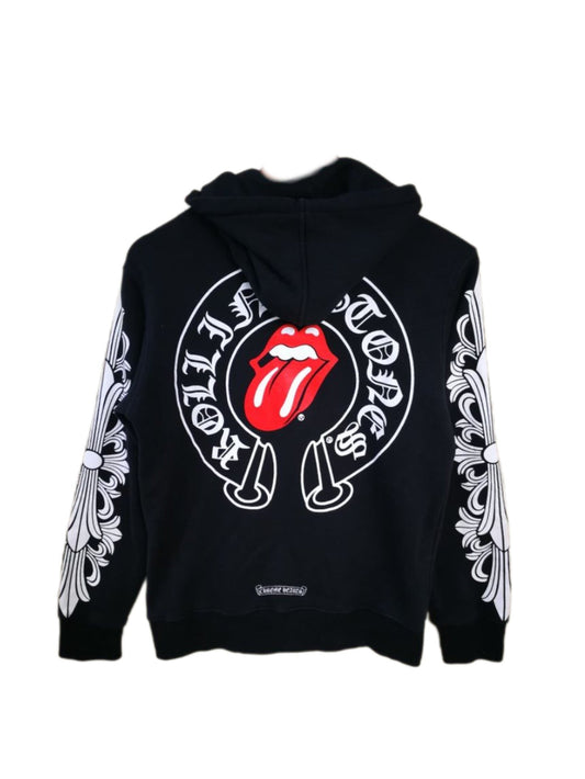 Black Horseshoe Chrome Hearts Zip-Up