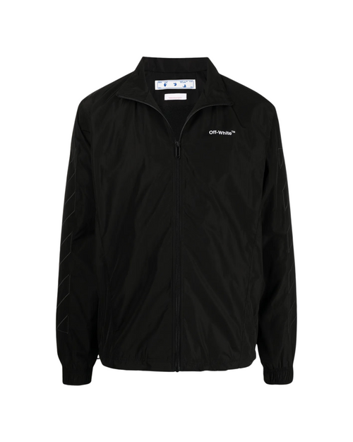 Off-White Diagonals Nylon Jacket - "Black"
