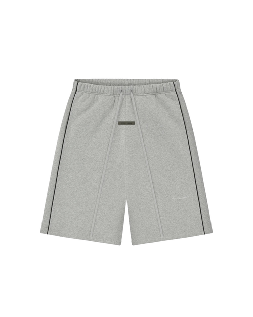 Fear of God Essentials Shorts with Piping - "Concrete Heather / Black"