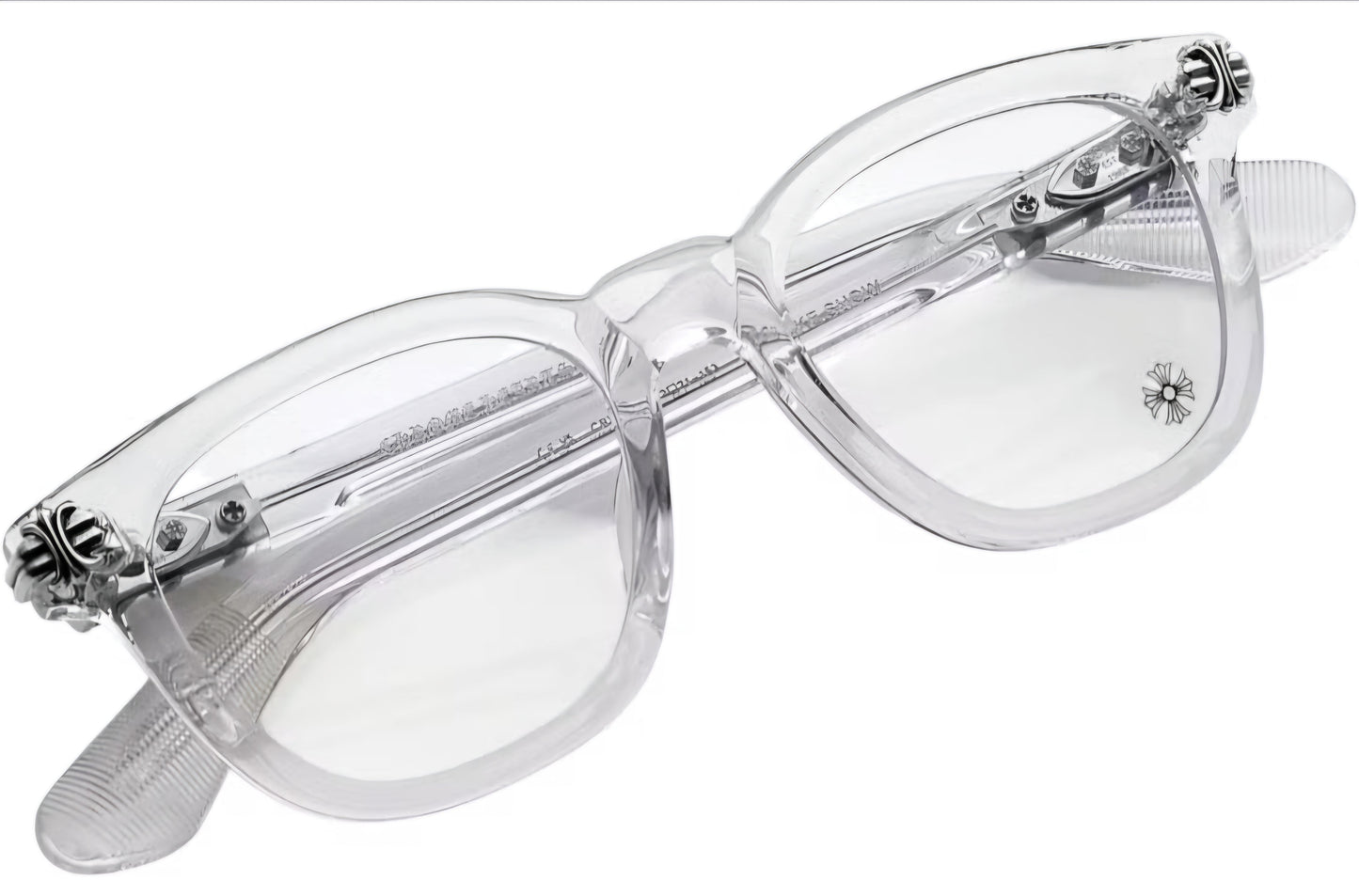 Clear Chrome Hearts Glasses