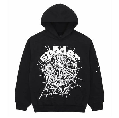 Black Sp5der OG Web Hoodie