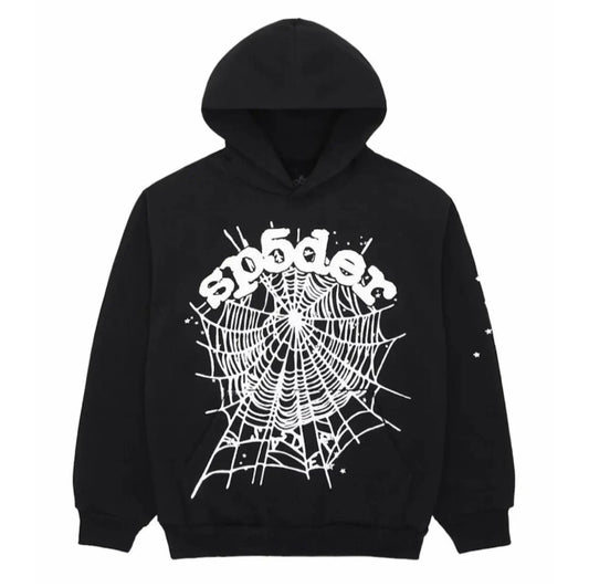 Black Sp5der OG Web Hoodie