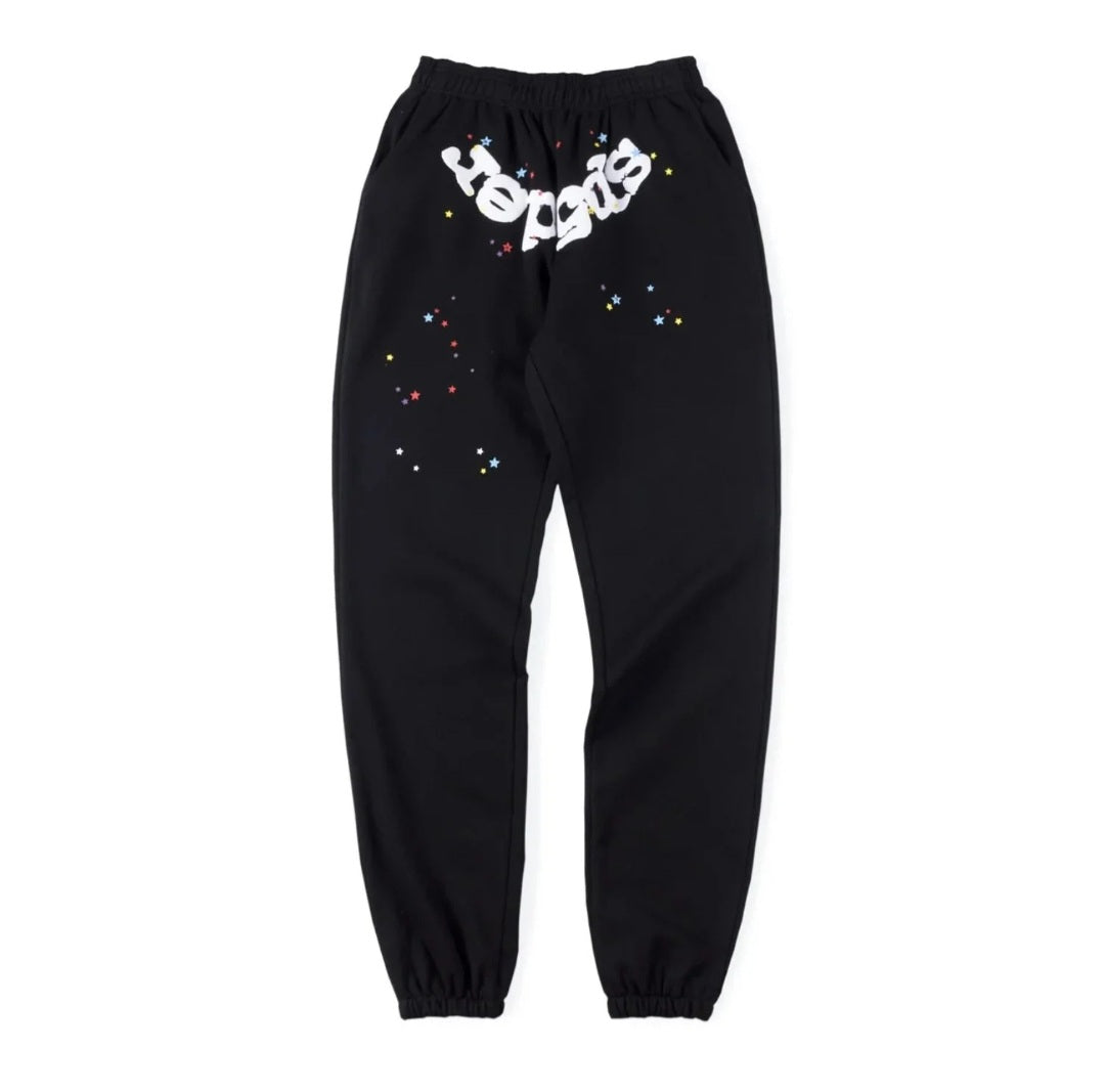 Black Sp5der Worldwide Sweatpant