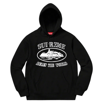 Supreme x Corteiz 'Rules The World' Hoodie