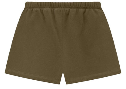 Fear of God Essentials Fleece Soccer Short - "Olive"