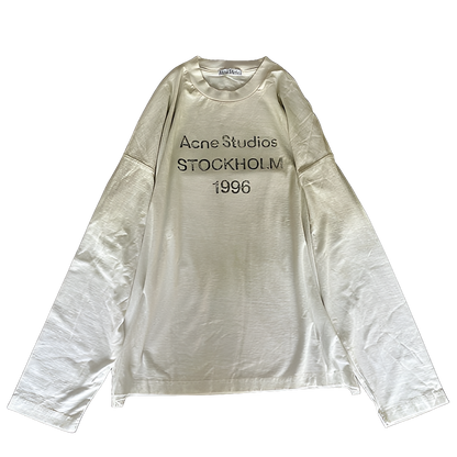 White Acne Studio Stockholm Longsleeve