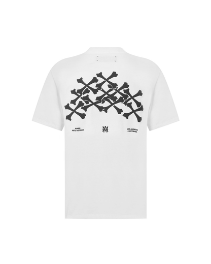 Amiri Bones Stacked Tee - "White"