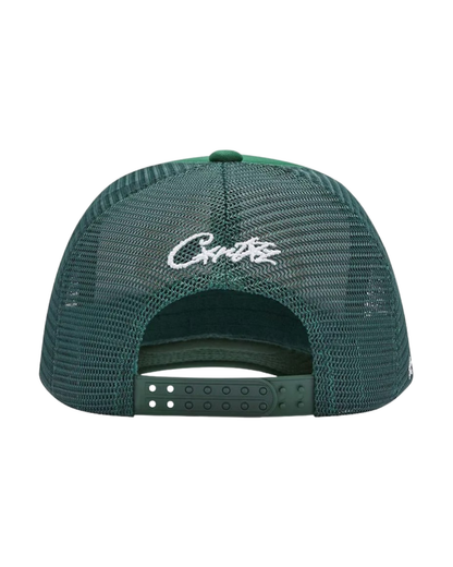 Corteiz 5 Starz Alcatraz Trucker Hat - "Green"