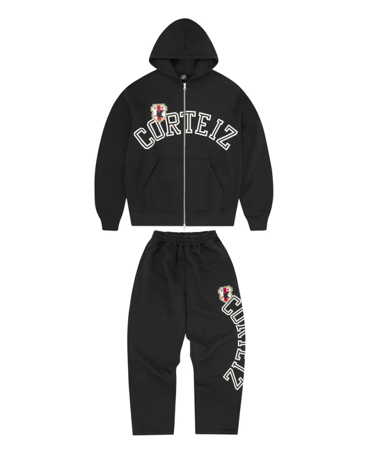 Corteiz Arch Shield Set - "Black"