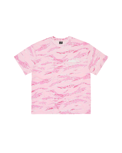 Corteiz Island Puff Print Tee - "Pink Tiger/Camo"