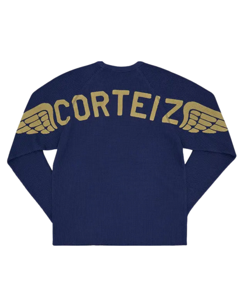Corteiz Wings Waffle Thermal - "Navy"